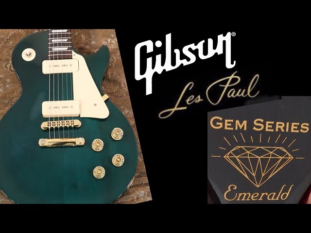 Emerald Green Gibson Les Paul Studio Gem - YouTube
