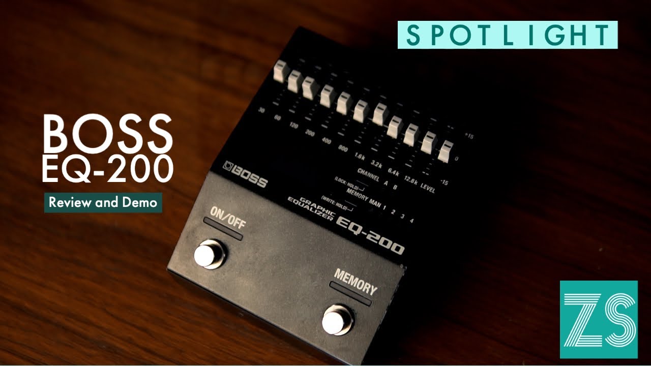 Spotlight: Boss EQ-200 (review and demo) - YouTube