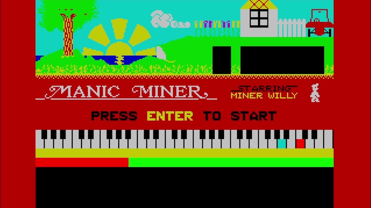 Manic Miner Sinclair ZX Spectrum - All 20 Levels. (1983) - YouTube