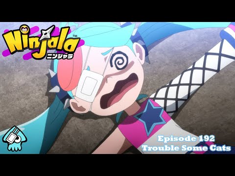 Ninjala Anime | Trouble Some Cats | Episode 192 - YouTube