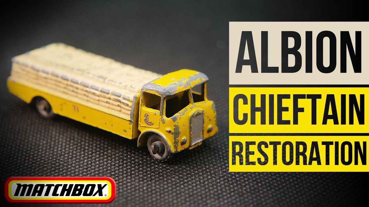 MATCHBOX restoration: 51A Albion Chieftain - Blue Circle Portland