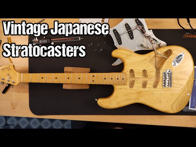 Vintage Japanese Fender Stratocasters #fender #fenderstratocaster