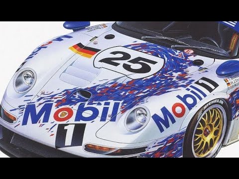 タミヤ I1/24 スポーツカーシリーズ ポルシェ 911 GT1 プラモデル組立