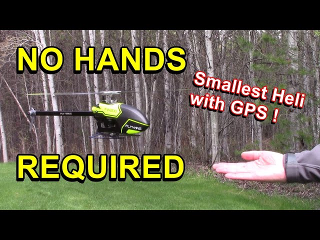 Fly Wing FW200 GPS RC Helicopter Review & Test Flight - YouTube