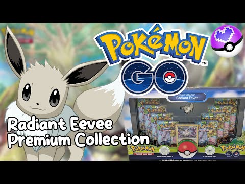 Radiant Eevee Pokemon Go Premium Collection Unboxing! | Pokemon