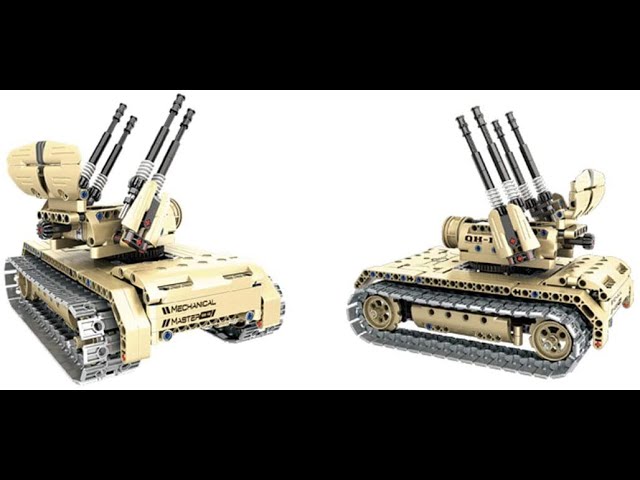 Tank Mechanical Master Military Force QIHUI Building Block Vehicle