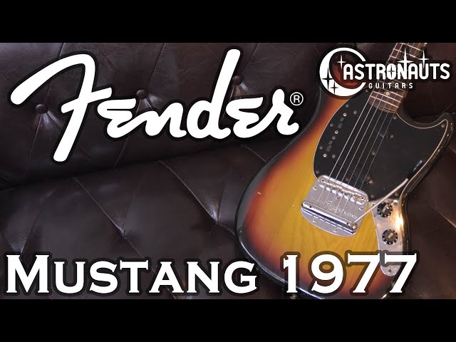 Fender USA / Mustang 1977 - YouTube