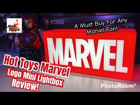 Hot Toys Marvel Logo Mini Lightbox Review - A Must For Any Marvel