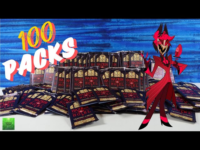 Hazbin Hotel Trading Cards Massive Blind Pack Opening Review