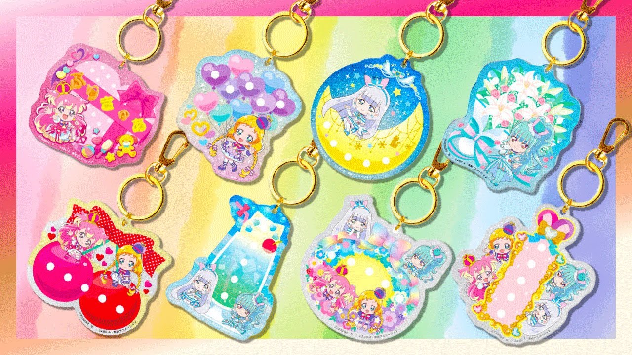 Wonderful Precure candy toys! You can make your own name! Clap