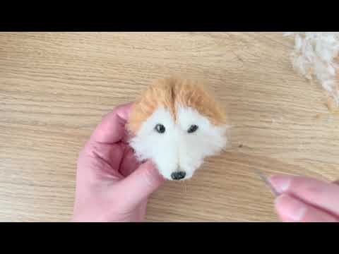 羊毛フェルトで作る柴犬 - YouTube