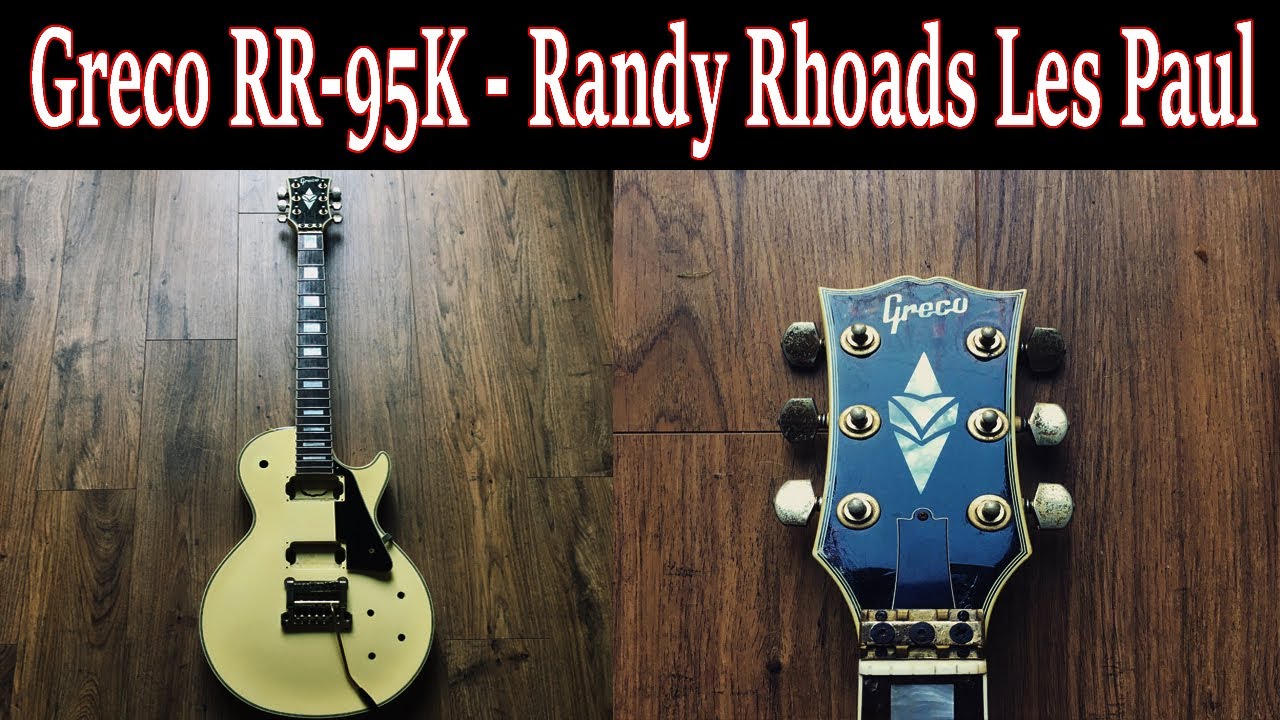 Guitar Restoration: Greco Les Paul Custom RR-95K. Randy Rhoads
