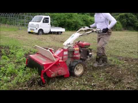 subtitled]オーレック 多目的テイラーBX80 + ハンマーナイフモアH75B