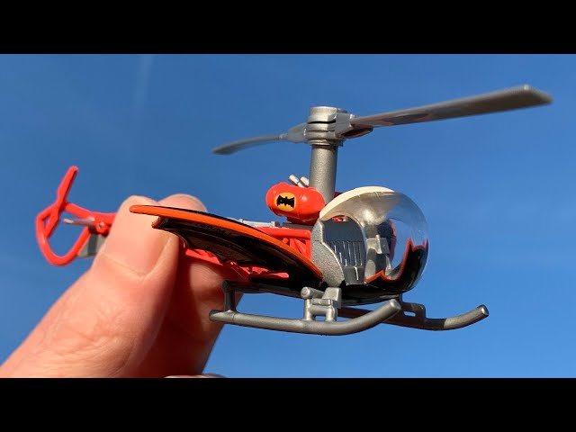 Hot Wheels Batman Batcopter Unboxing and Review - YouTube