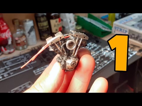 Imai 1:12 Harley Davidson FLH (Full Build Video Part 1) - YouTube