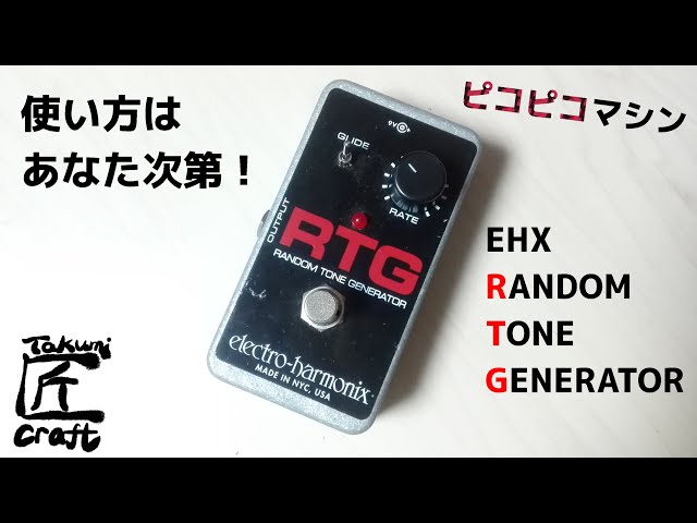 electro-harmonix RTG RANDOM TONE GENERATOR Review - YouTube