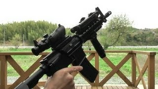マルイ・電動ガンボーイズSOPMOD M4 と18mm対応ズームスコープやら