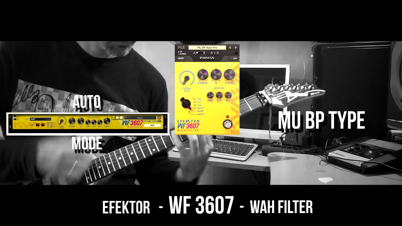 Efektor WF3607 Wah Filter Guitar Effect Software | KUASSA