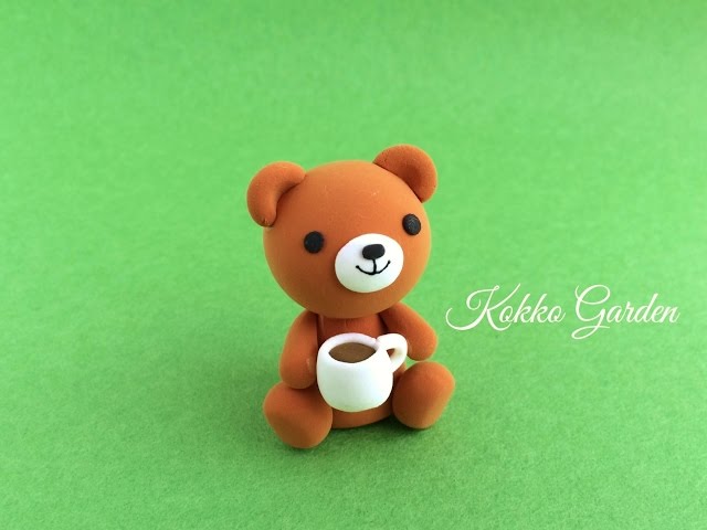 粘土】くまさん - YouTube