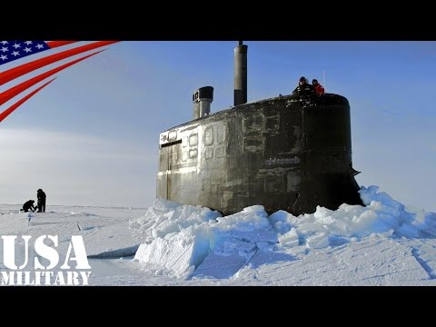 Seawolf-class Submarine Break the Arctic Ice - YouTube