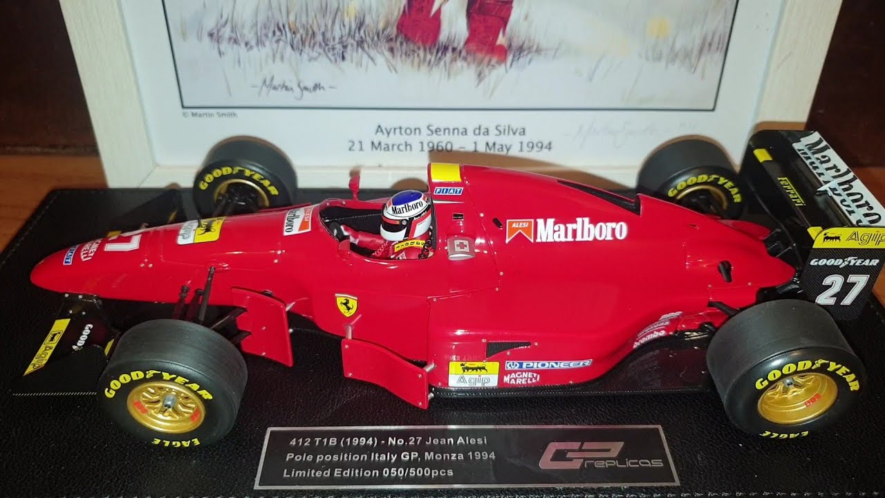 1/18 GP Replicas Jean Alesi 1994 Italian GP Monza Ferrari 412T1B