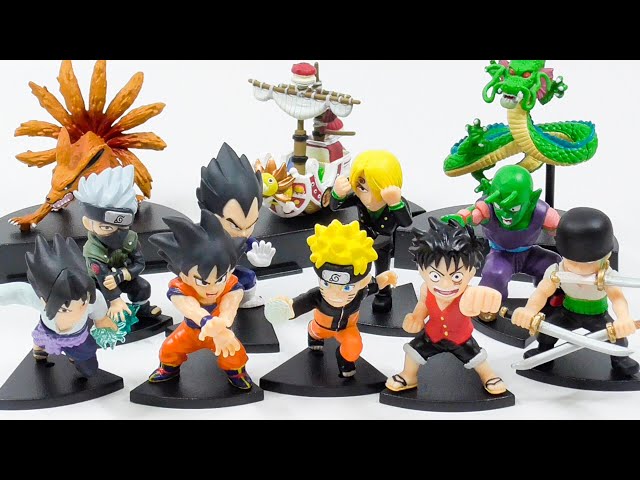 DRAGONBALL×ONEPIECE×NARUTO 無敵の3×3フィギュア - YouTube
