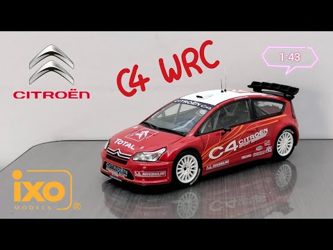 Citroen C4 WRC Presentation Version 1:43 IXO-Models Review - YouTube