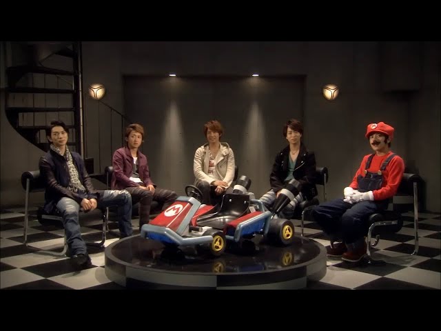 大野智 二宮和也 ニュー・スーパーマリオブラザーズ・wii ポスター Wii