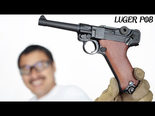 タナカ ルガーP08 1918 エルフルト 4インチ HW ガスブローバック