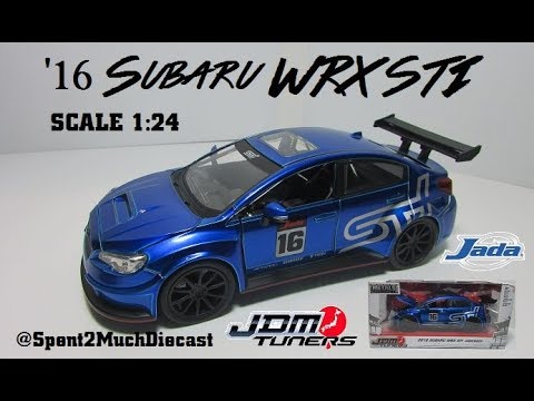 NEW Jada JDM Tuners Subaru WRX STI (Blue) Scale 1:24 Metals
