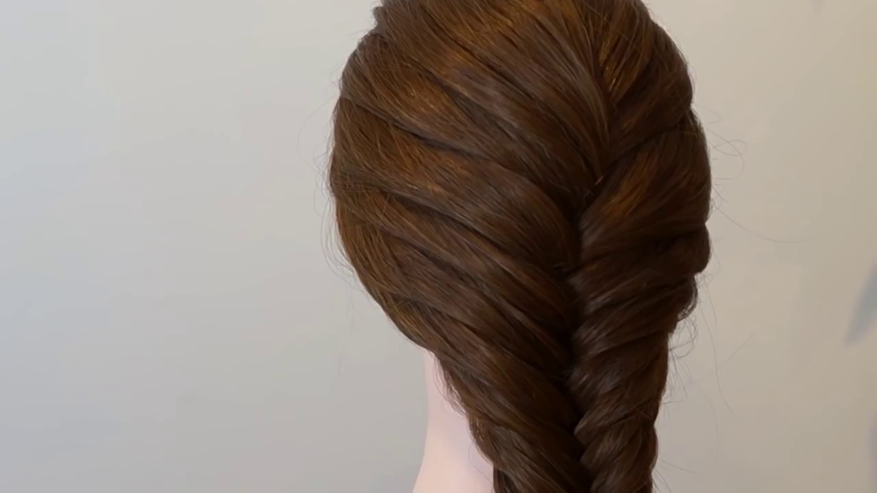 Easy hairstyles /Fish tail - YouTube