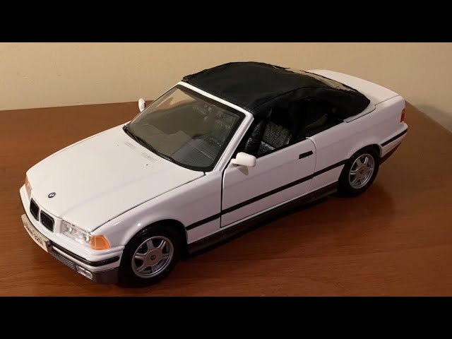 Maisto 1993 BMW 325i Convertible Review WITH WORKING ROOF (Scale 1