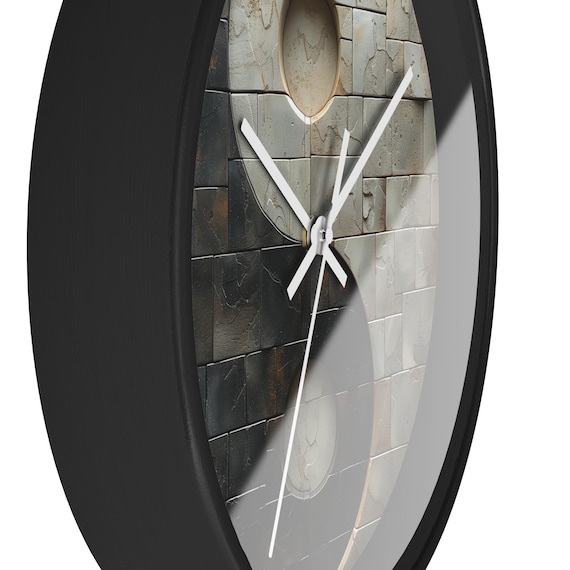 ダダ陰陽壁掛け時計、ユニークな時計、アート時計、禅時計、彼女への