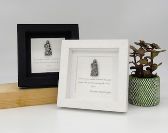 ヴィンテージ フローレンス・ナイチンゲール 看護ピン留め式ブローチ