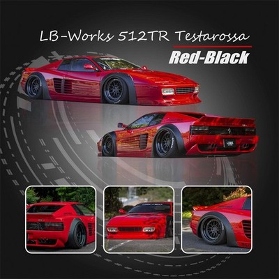 Star Model 1:64 LBWK LB-Works 512TR Testarossa Diecast Model Car
