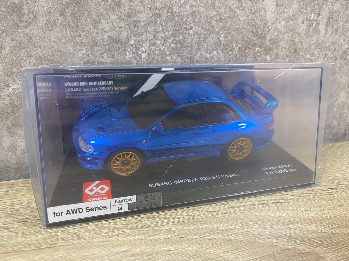 LE 60th Rare Kyosho MINI-Z Racer Body SUBARU IMPREZA 22B-STi