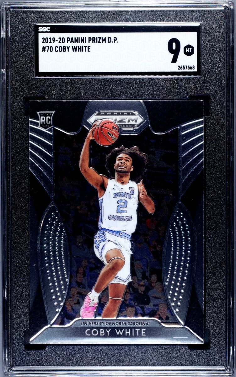 2019-20 Panini Prizm Draft Coby White ROOKIE SGC 9 MINT Chicago