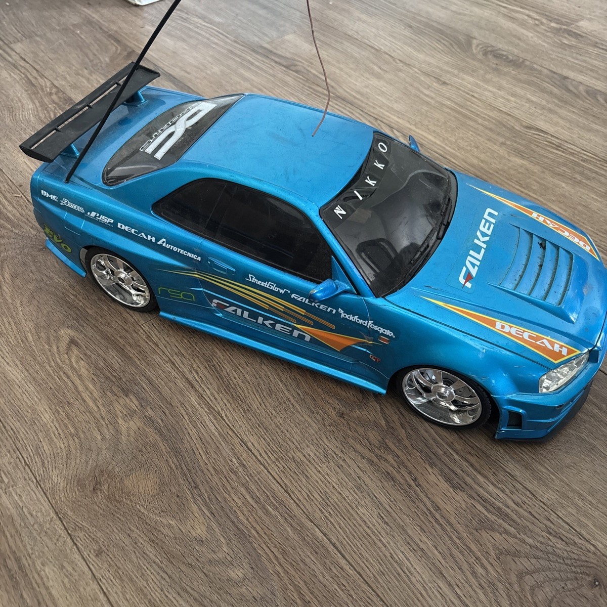 SEE DESCRIPTION Nikko Nissan Skyline GTR RC Car CAR ONLY No