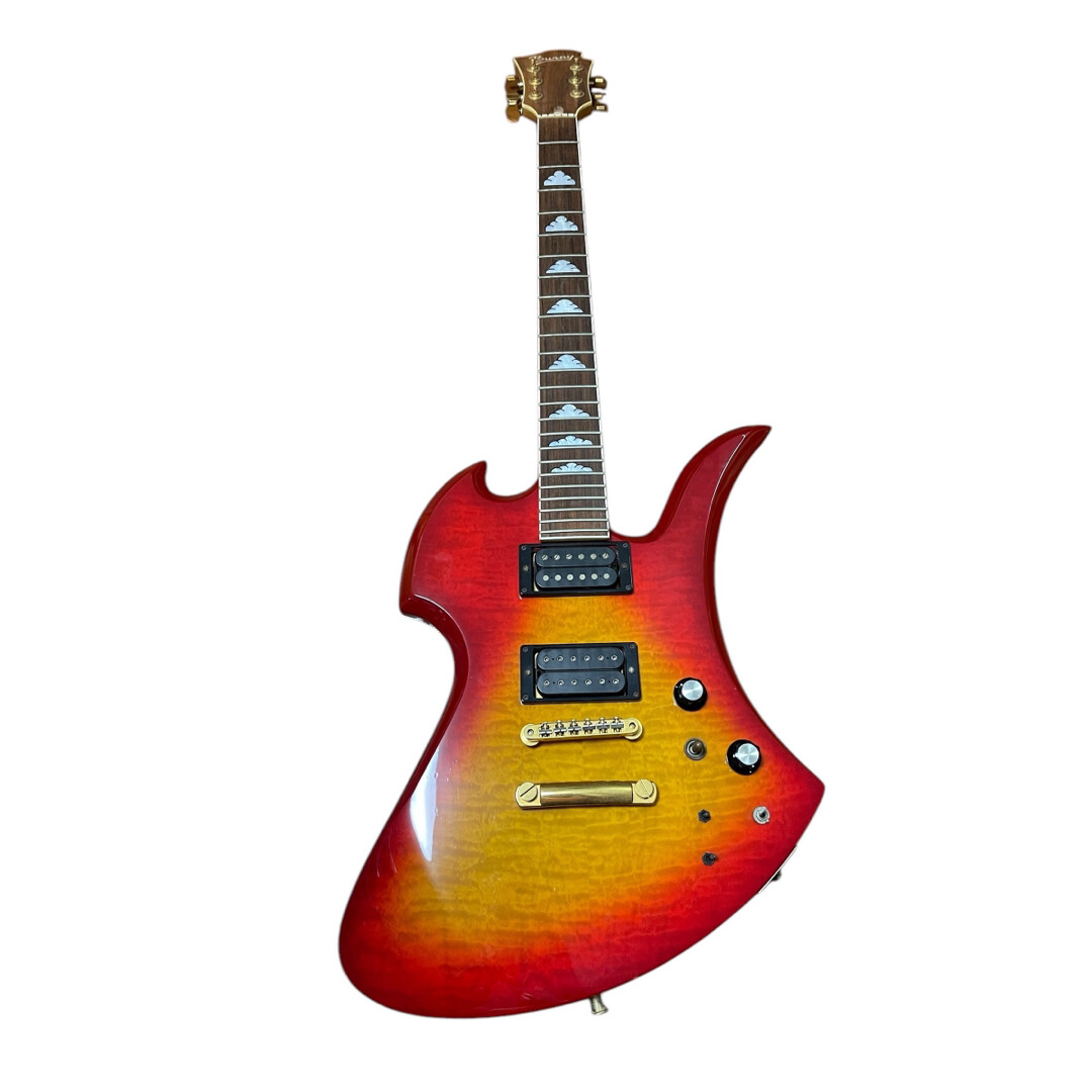 Electric Guitar Burny MG-145S Hide Model Cherry Sunburst | eBay