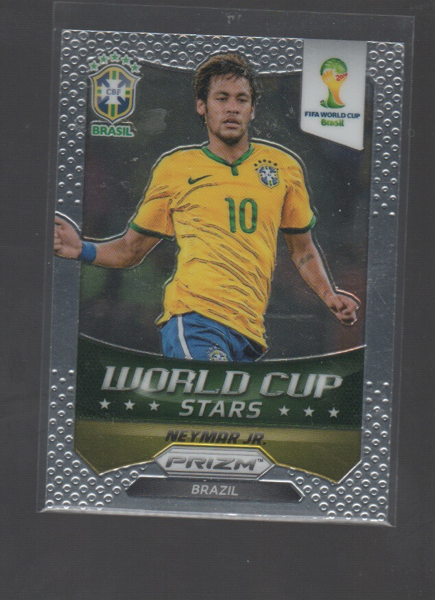 NEYMAR JR 2014 PANINI PRIZM WORLD CUP STARS CARD #7 BRAZIL | eBay