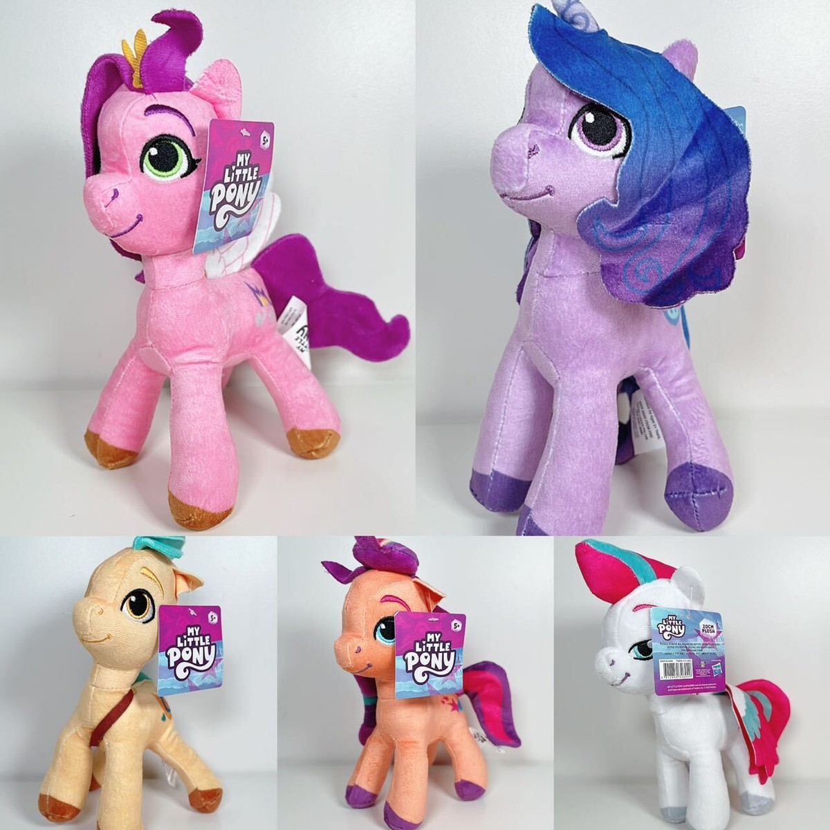 Hasbro Licensed My Little Pony Sunny Izzy Pipp Zipp Hitch Plush