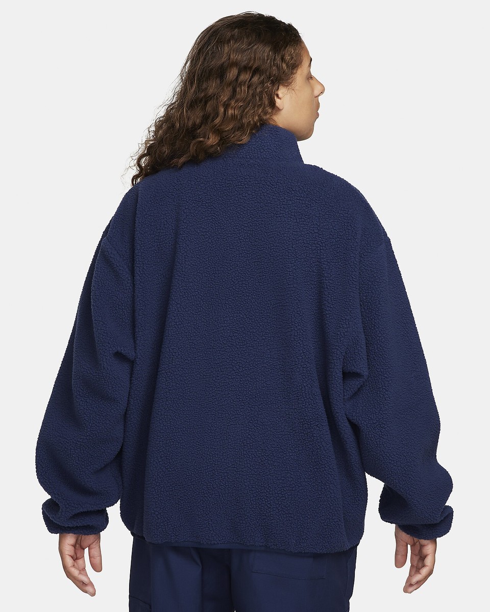 Men's Size M Nike Club Fleece Sherpa Winterized Full Zip Jacket