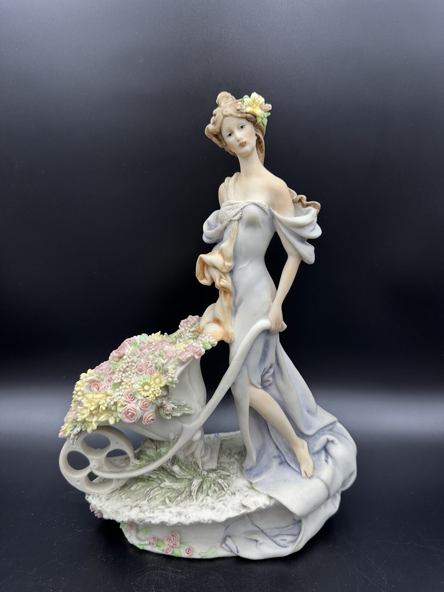 ジョゼッペ アルマーニ フローレンス社 置物 馬 女性 ジョゼッペ