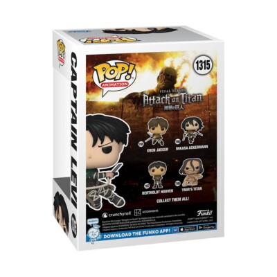 Funko Pop Attack on Titan Captain Levi Figure (AAA Anime Exclusive