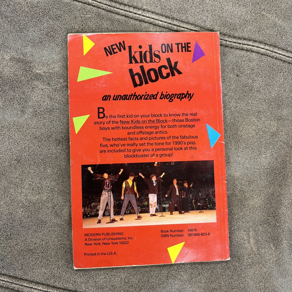 Vintage 1990 New Kids on the Block TWIN Size Comforter Used