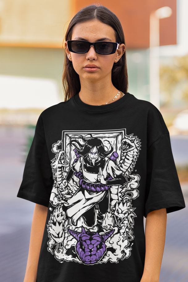 Orochimaru T-Shirt Naruto Jiraya Sasuke Madara itachi Horror Gift