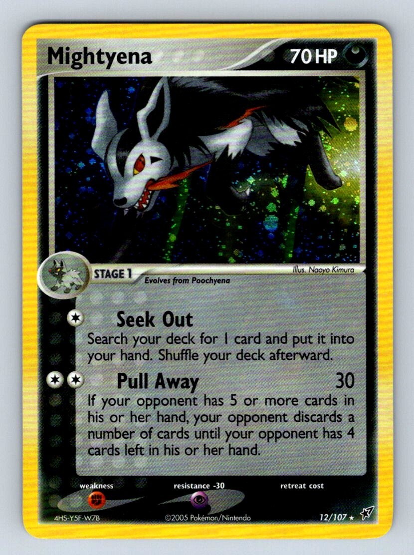 Mightyena 2005 EX: Deoxys #012/107 Holo Price Guide - Sports Card