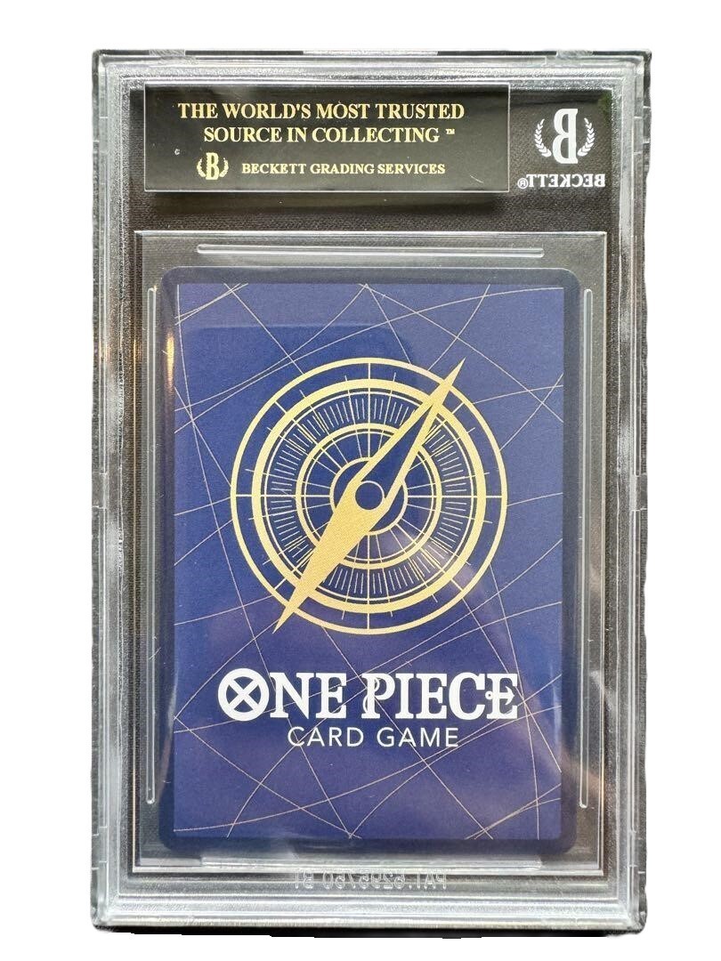 BGS 10 BL One Piece Card Monkey D. Luffy Gear 5 Manga Alt Art OP05