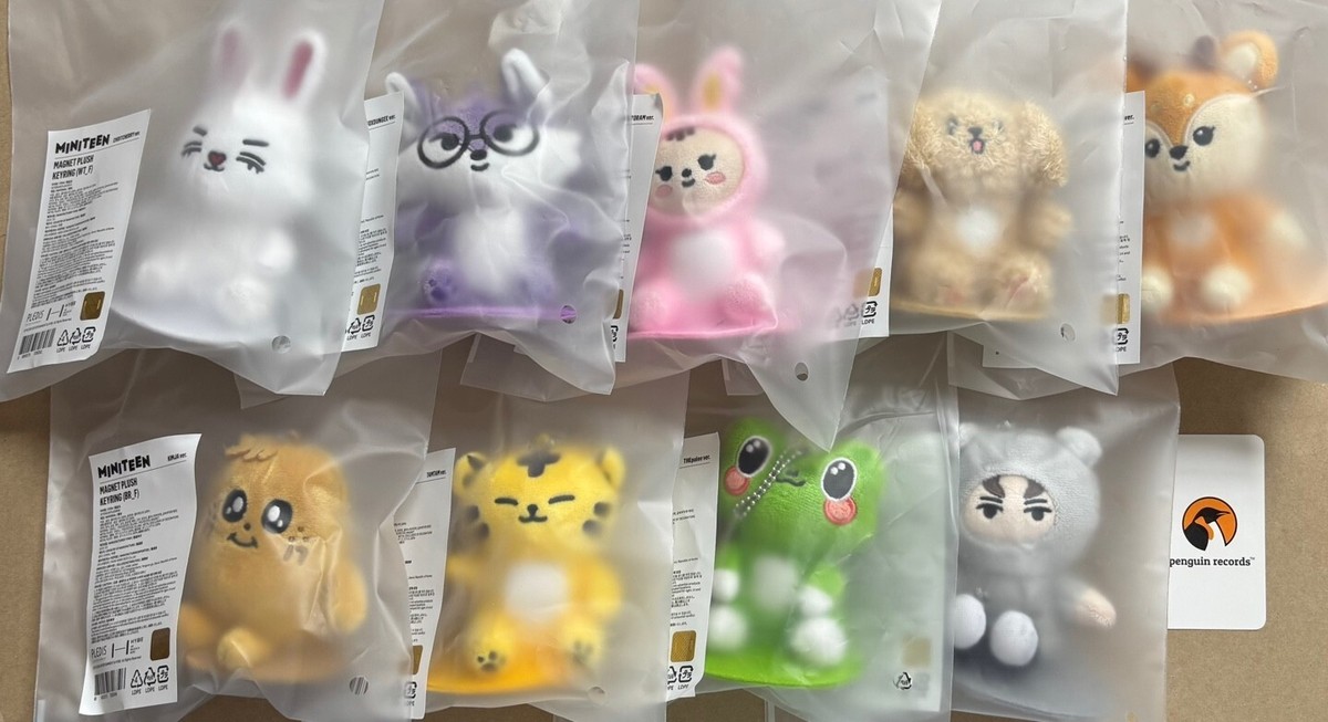 SEVENTEEN SVT - MINITEEN OFFICIAL MD Magnet Plush Keyring BRAND