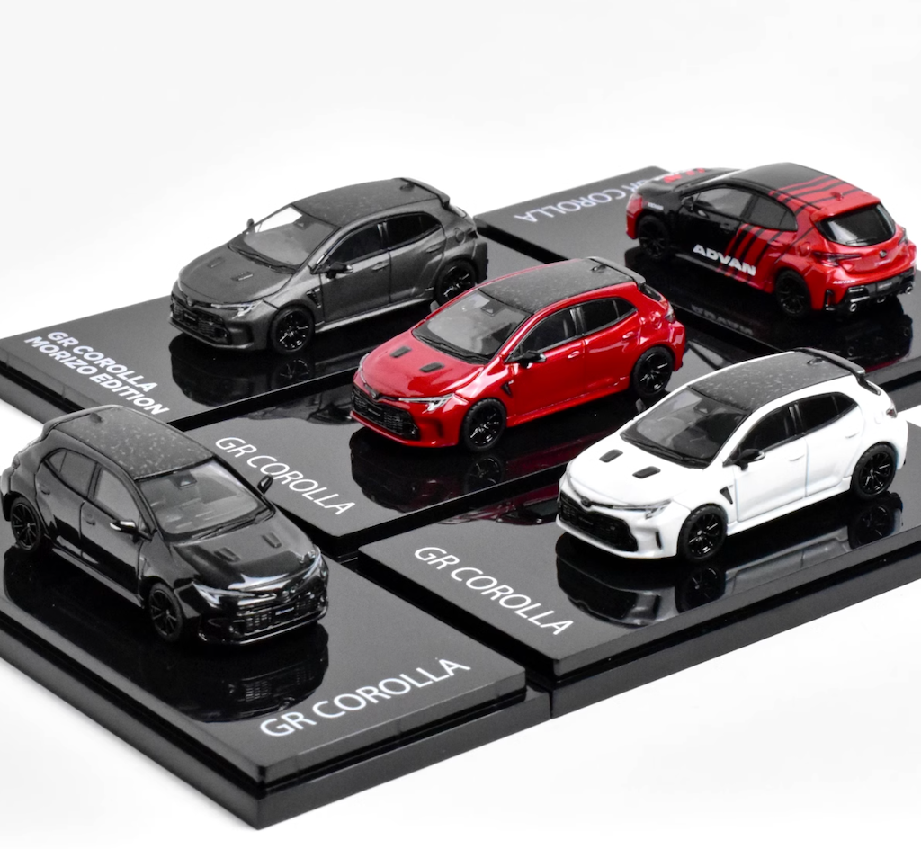 CR Hobby Japan 1:64 JDM GR Corolla Hatchback Racing Diecast Model